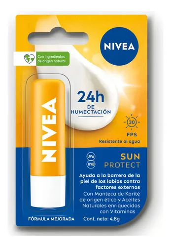 Protector Solar Labial Nivea Humectante Fps 30 X4,8g