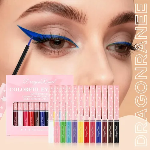 Set Delineadores Líquidos 12 Colores Bekoeen
