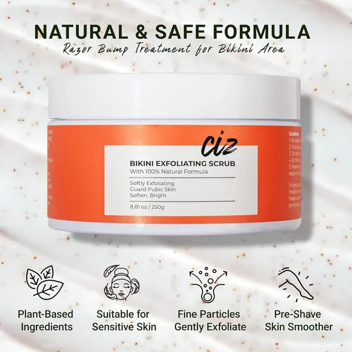 Bikini Area Exfoliator, Exfoliating Scrub For Bikini Area,