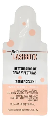 Botox Pestañas Y Cejas Melania Monodosis X 4