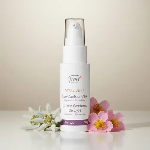 Crema Contorno De Ojos Just Vital 30g Antiarrugas Bolsas Oje