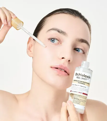 Ampolla Exfoliante Iluminadora Dr.melaxin Arroz Blanco 80ml