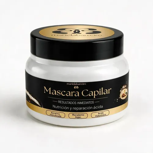 Mascara Capilar Con Acido Hialuronico 500gr Mariela Barreiro
