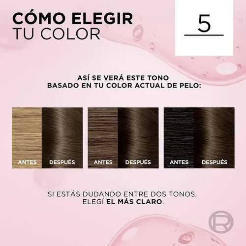 Kit Tintura Excellence Creme Tono 5 Castaño Claro