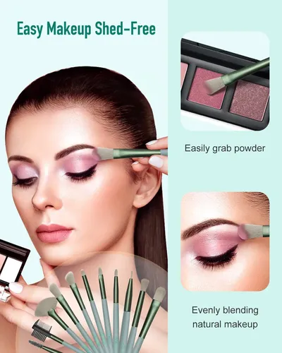 Set De Brochas De Maquillaje Bestope Pro 16 Piezas Sintética