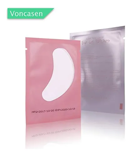 Set De 100 Pares De Almohadillas De Gel Para Extensiones De