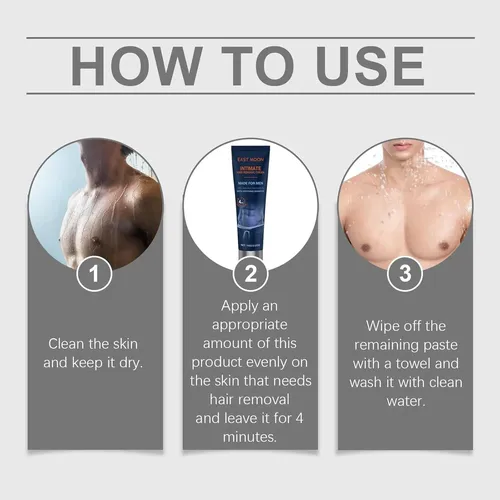 Crema Depilatoria Para Hombres Tuituii 3.53 Oz