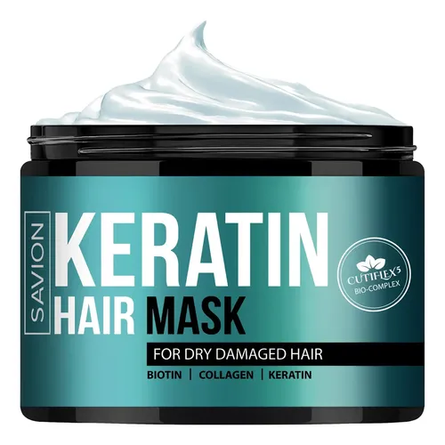 Mascarilla Capilar Savion Keratin Para Mujer 250 Ml