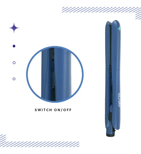 Planchita De Pelo Eurobeauty Entry Eb-hs021 Azul