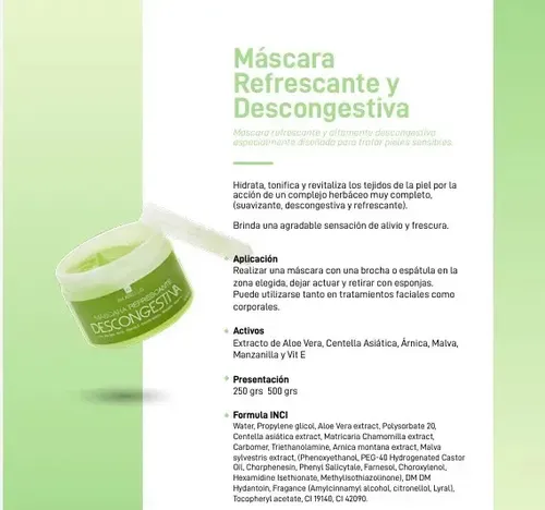 Kit Facial Pulidora Hidratante Descongestiva Biobellus 250g