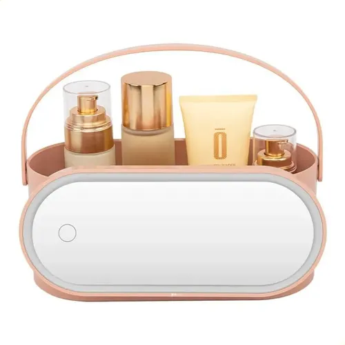 Set De Cosméticos Para Bolsos Portátiles Led De Gran Capacid
