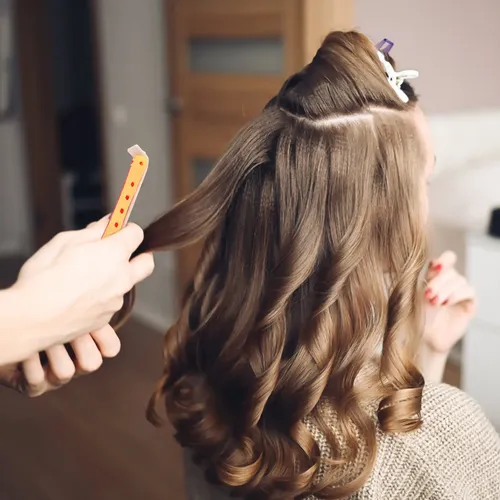 Rulos De Cabello Ondulado Perm Fría 24 Piezas