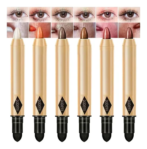 Conjunto 6 Lápices Sombra Brillo Mooglamor Golden