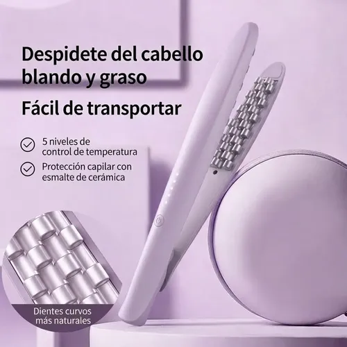 ~aa Plancha Rizadora For Cabello Tipo Wafle Verde Ls.@