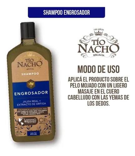 Tío Nacho Engrosador Shampoo 415ml