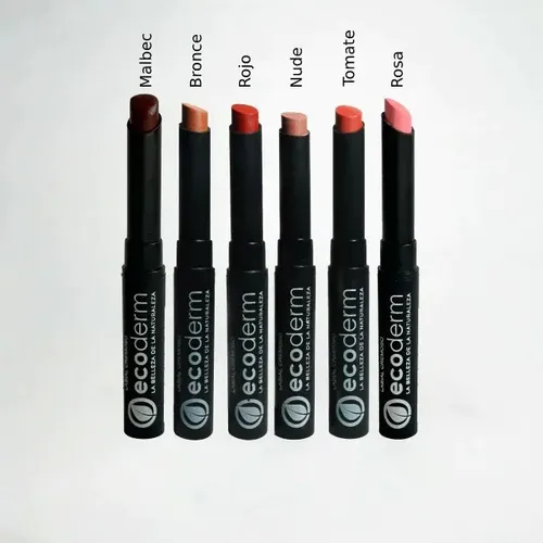 Labial Cremoso Ecoderm Natural Vegano Apto Celíacas Sin Tacc