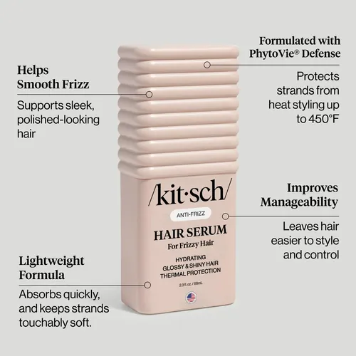 Sérum Para El Cabello Kitsch Frizz Control, 2.3 Oz, Antiencr