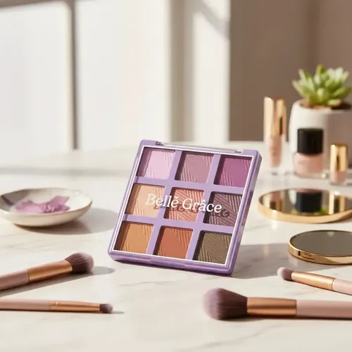 Paleta Tono 05 Sombras de Ojos X9 Tonos Brillante Mate Maquillaje Rostro Veoquiero