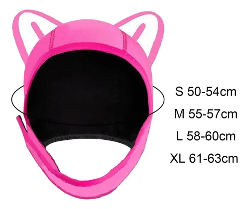 Gorro De Neopreno Para Nadar Con Correa Para La Barbilla Y L