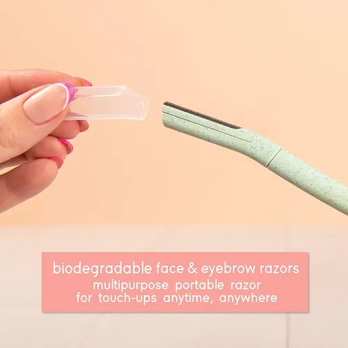 Kit 12 Cuchillas Exfoliantes Y Depiladoras Rosa