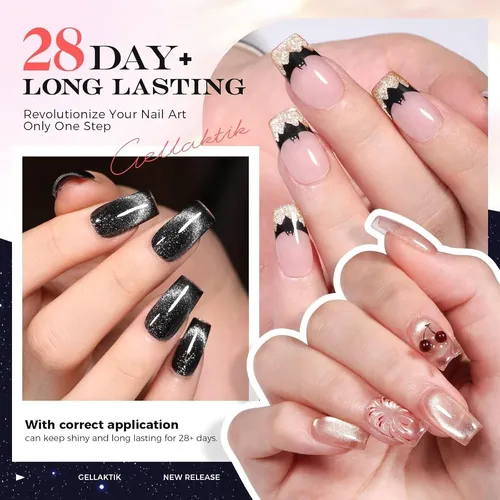 Esmalte En Gel 5 En 1 Eye Cat 15ml, Brillo Y Magnetismo
