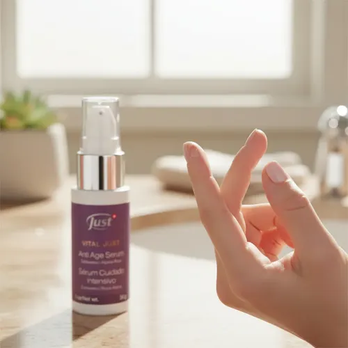 Vital Just Serum Cuidado Intensivo Edelweiss Rosa Alpina 30g Sensible Día/noche