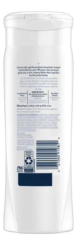 Jabón Corporal Ivory Original Con Fragancia 360 Ml, Pack De