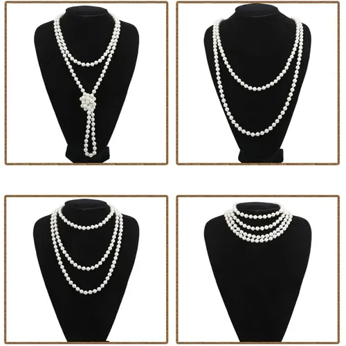 Set De Accesorios Para Disfraz De Gatsby Con Plumas De Pavo