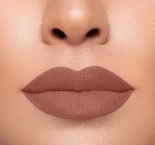 Labial Morphe Mega Matte Marrón Claro Larga Duración Acabado Mate