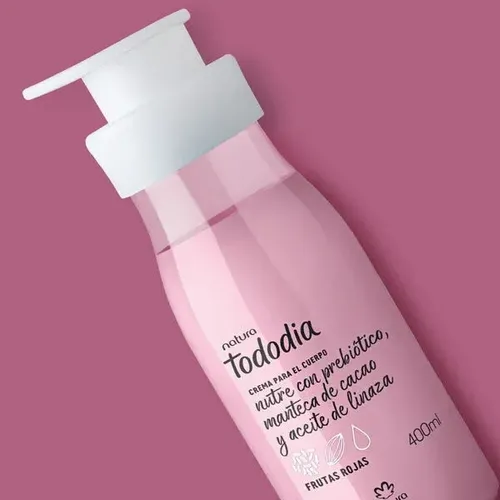 Crema Hidratante Tododia 400ml Frutos Rojos