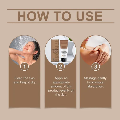 Crema Bronceadora Hidratante E Hidratante Sin Sol, 1 Unidad