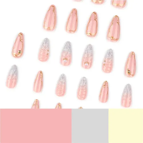 Uñas Artificiales Con Forma De Almendra