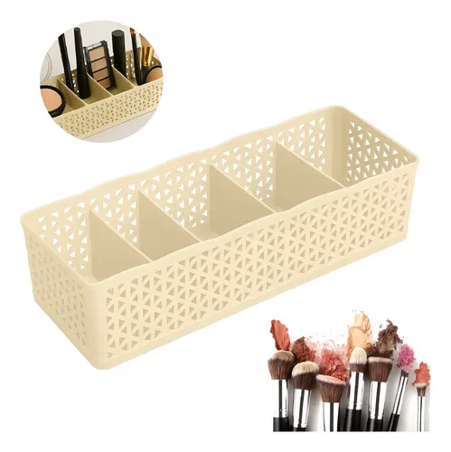 Organizador Maquillaje Geometrico 5 Espacios Practico Baño