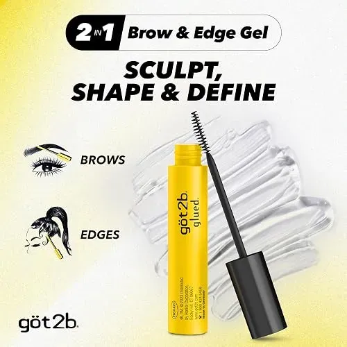 Got2b Glued Gel Para Cejas Y Bordes Fijación Fuerte