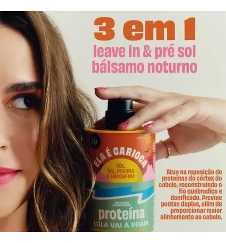 Lola Ela É Carioca Leave In Pre Sol 500ml