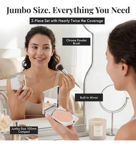 Polvo Compacto Corrector 4 En 1 Para Piel Madura