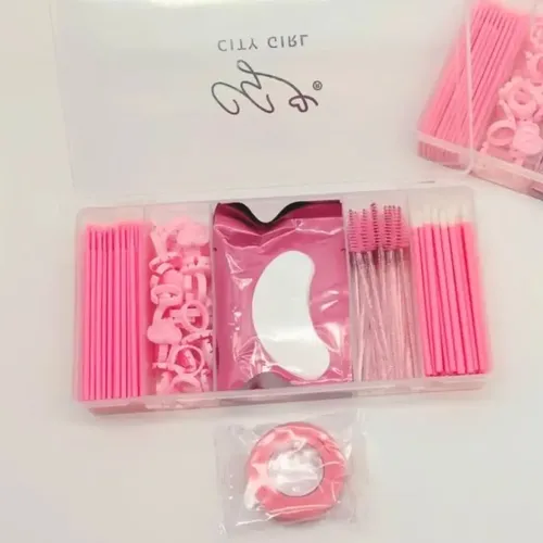 Kit Básico Extensión de Pestañas Marca City Girl Color