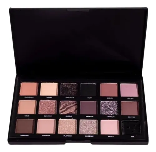 Paleta De Sombras De Ojos Obsidian Precious Ruby Rose