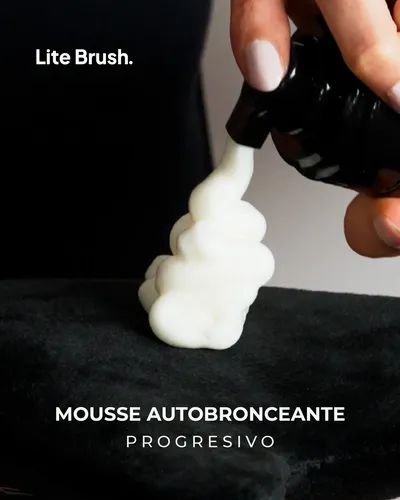 Autobronceante Mousse White Sin Guía De Color Litebrush