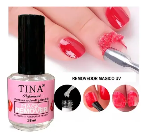 Removedor De Esmalte Semipermanente Gel Uv Esmalte Removedor