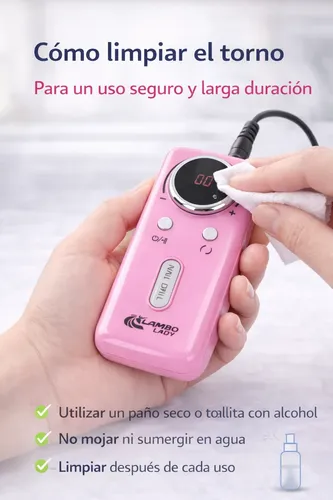 Torno Eléctrico Para Uñas Manicura Pedicura Profesional Usb