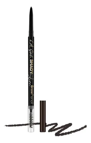 Lápiz Para Cejas L.a.girl Slim Shady 3 Pzas Marrón Oscuro