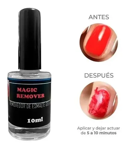 2 Gel Removedor Mágico Para Esmalte Semipermanente 15ml