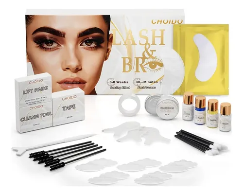Kit 2 En 1 Levantamiento De Pestañas Y Cejas Choido