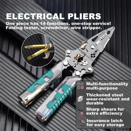 Compatible . Pelacables Eléctrico Con Probador De Voltaje