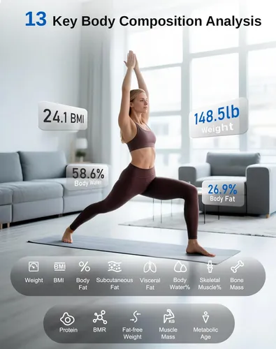 Ge Balanza Cs20i Digital Bluetooth 400 Libras Black Salud Negro