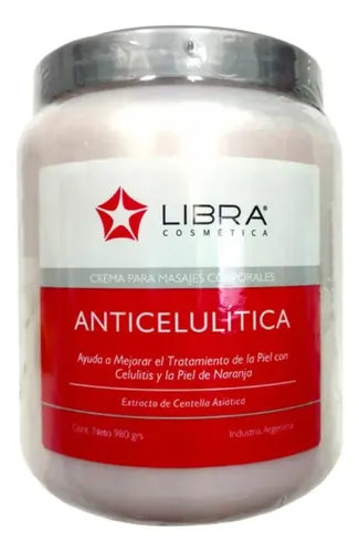 Crema Masajes Anti Celulitis 980 Gr Centella Libra X 2 U