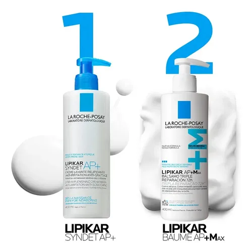 Bálsamo Reparador Lipikar Ap+max La Roche Posay 400ml.