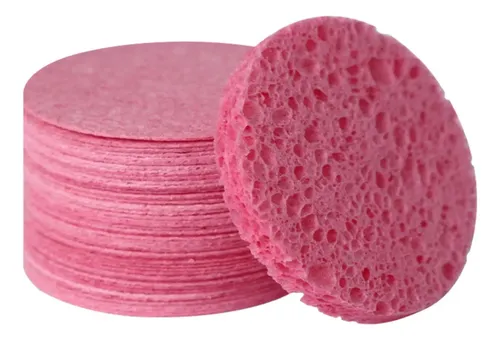 Esponjas Faciales Comprimidas, Absorbentes, Duraderas Y Exfo