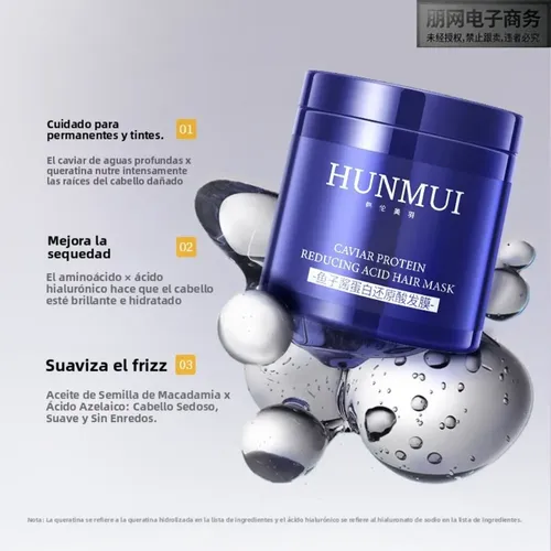 Mascarilla Capilar Con Proteínas De Caviar, Nutritiva Y Repa